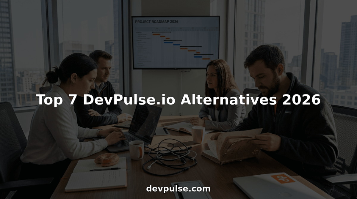 Software team meeting in sunlit office with project chart