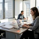 Team meeting on tech partnership strategy