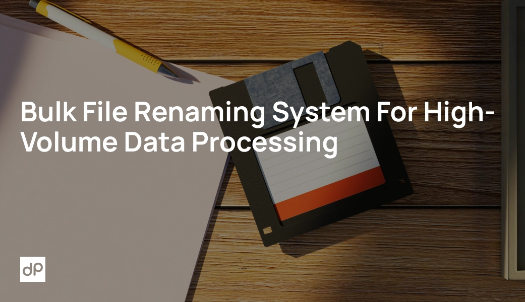 Bulk File Renaming System for High-Volume Data Processing