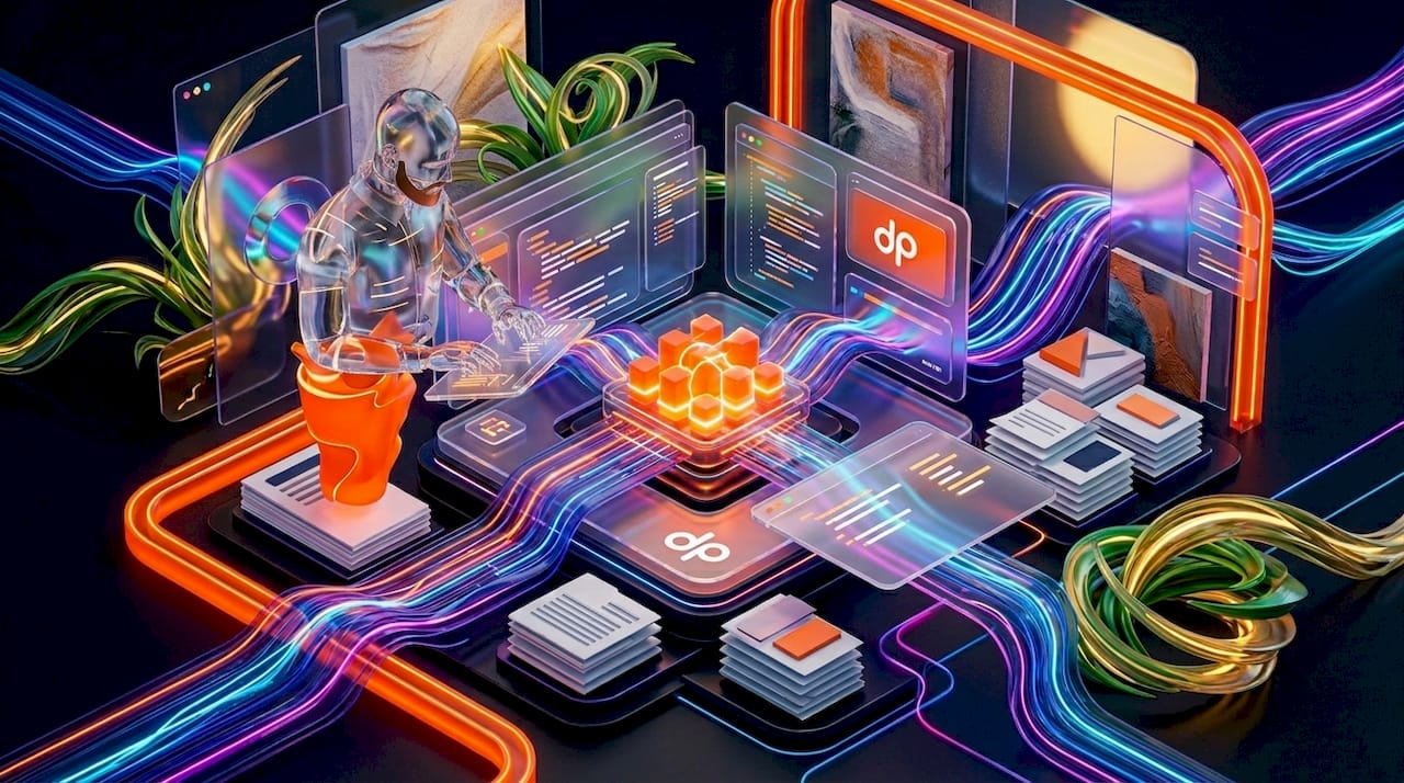 Software project manager working in bright office