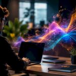 Bright 3D abstract shapes symbolizing outsourcing lifecycle phases