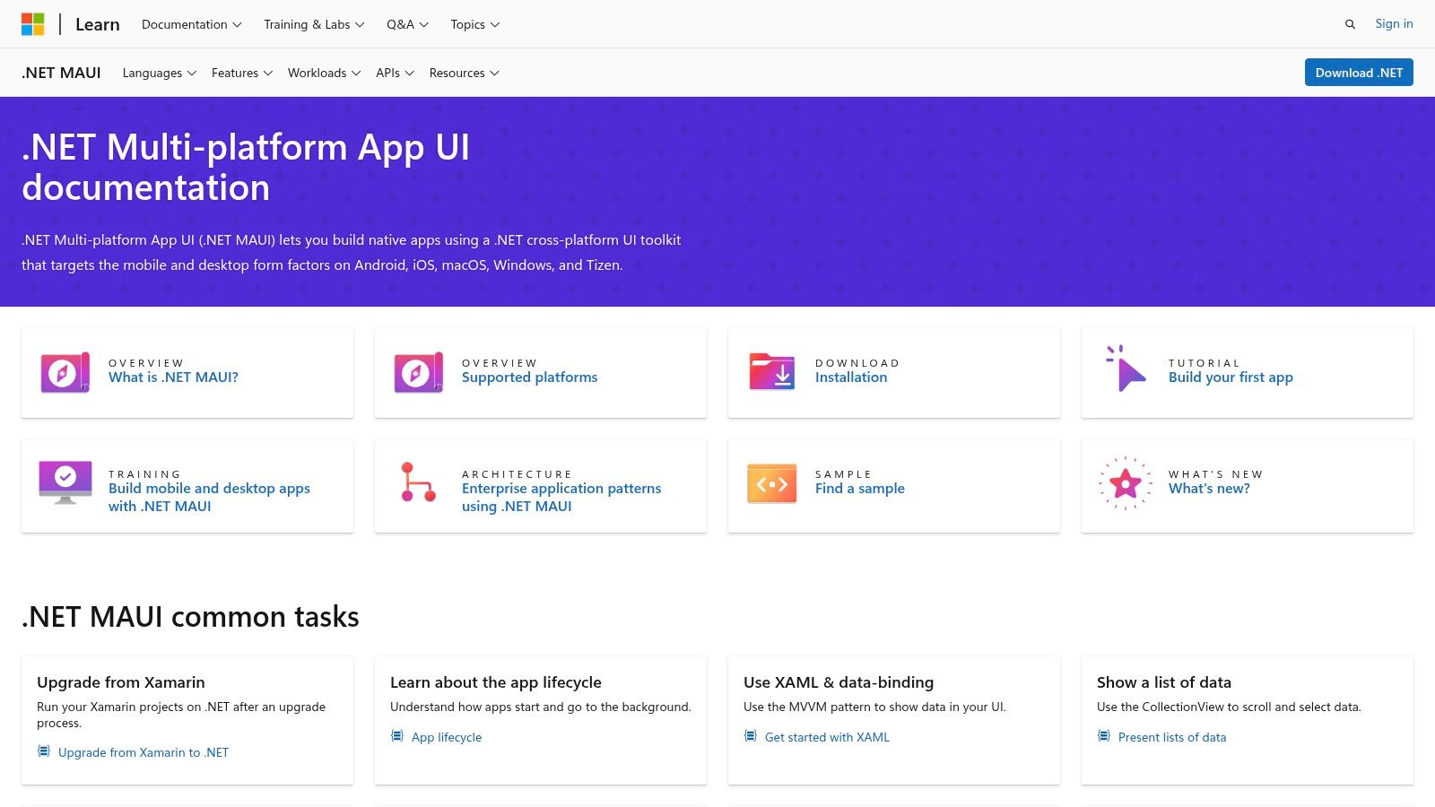 .NET MAUI (Microsoft)