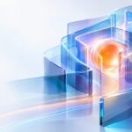 Abstract safeguards shaping a luminous automation pathway